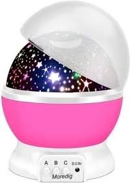 Lampe De Projection Étoilée Rose – Image 3