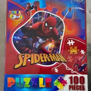 PUZZLE SPIDERMAN ET SONIC + UN LIVRE DE COLORIAGE