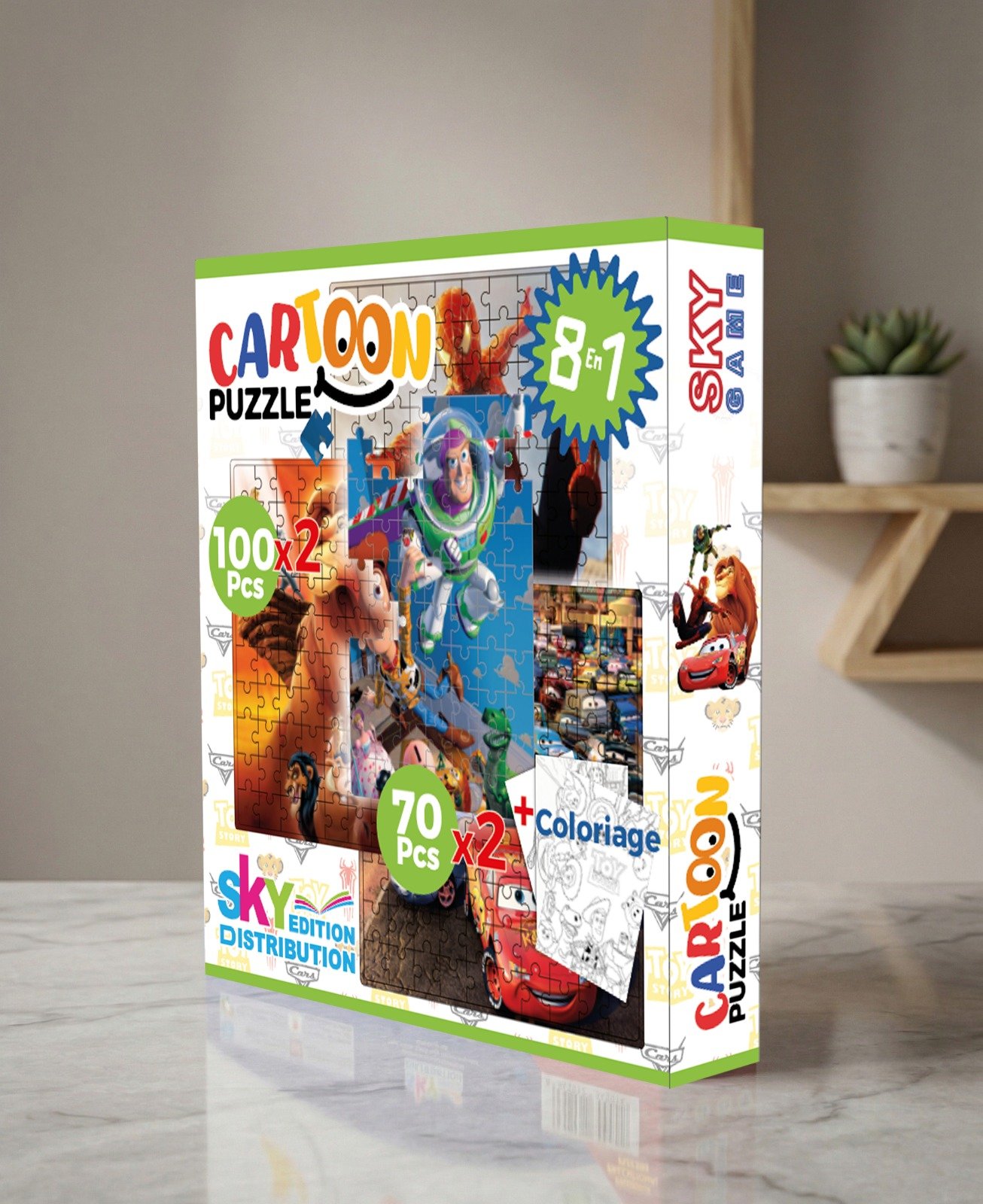 PUZZLE TOY STORY 8 EN 1