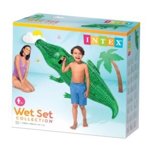 jeu gonflable crocodile