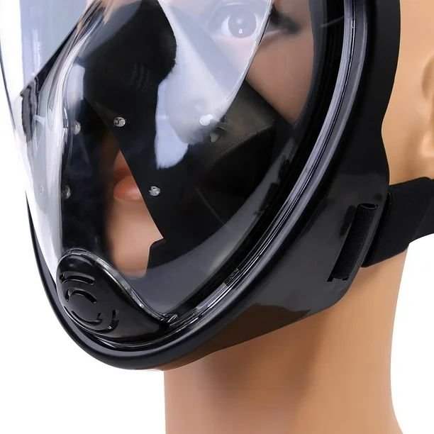 masque visage noir XL / L – Image 3