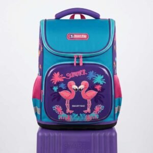 cartable fille avec chariot smart bag  2 roues