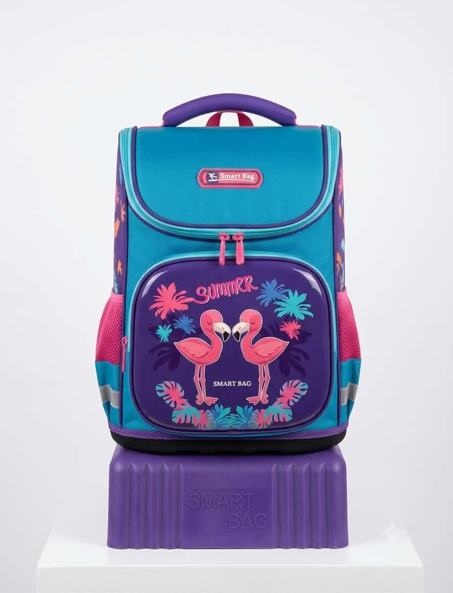 cartable fille avec chariot smart bag 2 roues