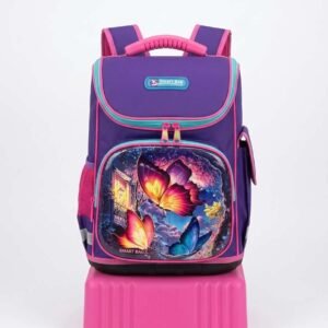 cartable fille avec chariot smart bag 2 roues
