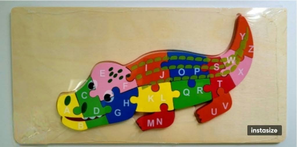 puzzle crocodile