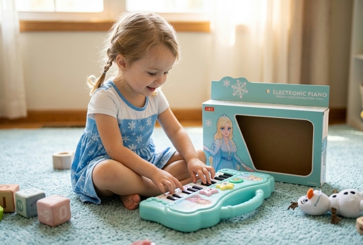 piano reine de la neige