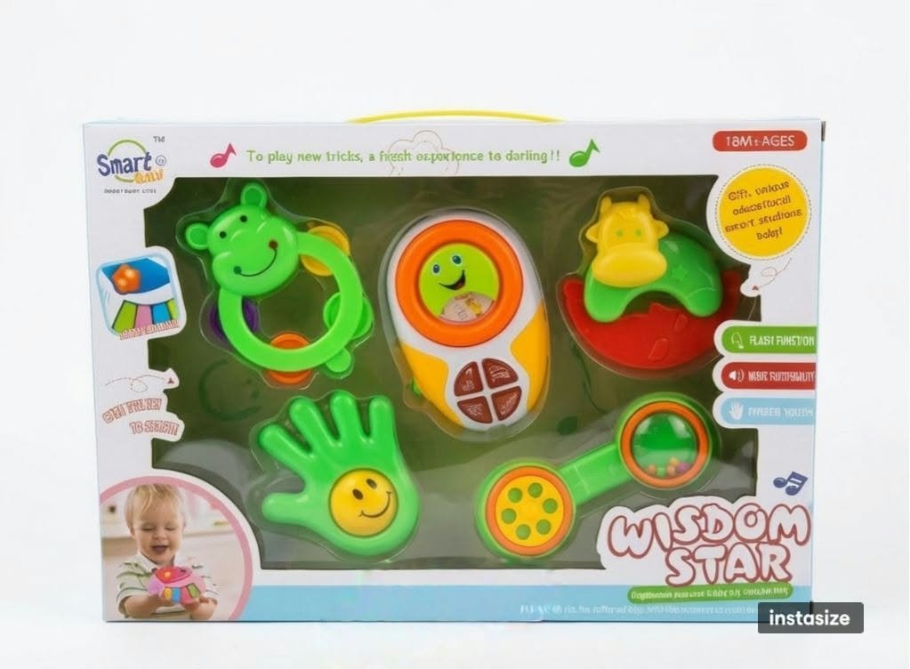 ensemble des hochets bébé