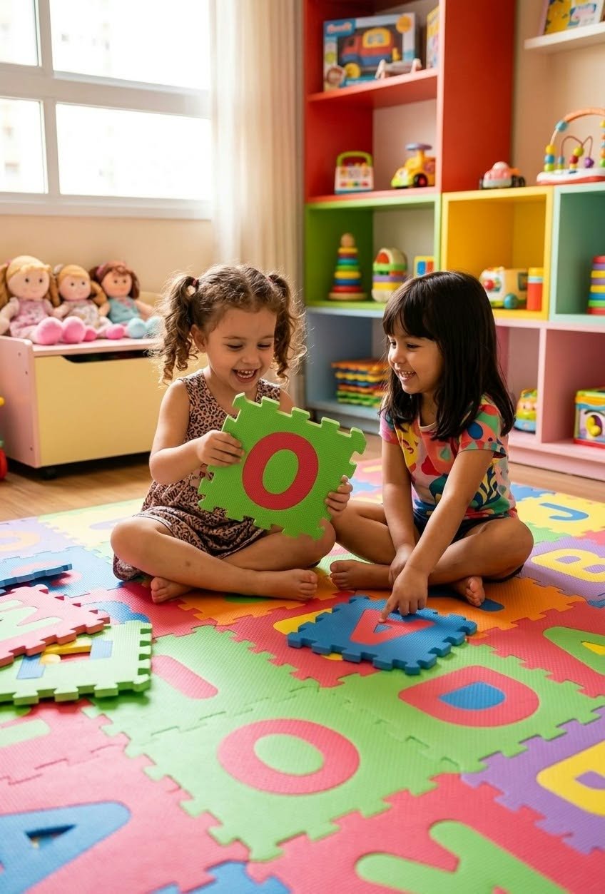 tapis puzzle enfant