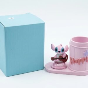 porte stylo stitch rosé