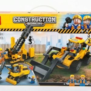jeu de construction en forme un tracteur